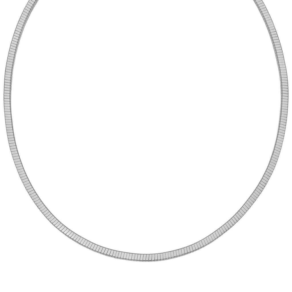 Sterling Silver Cubogas Chain Necklace