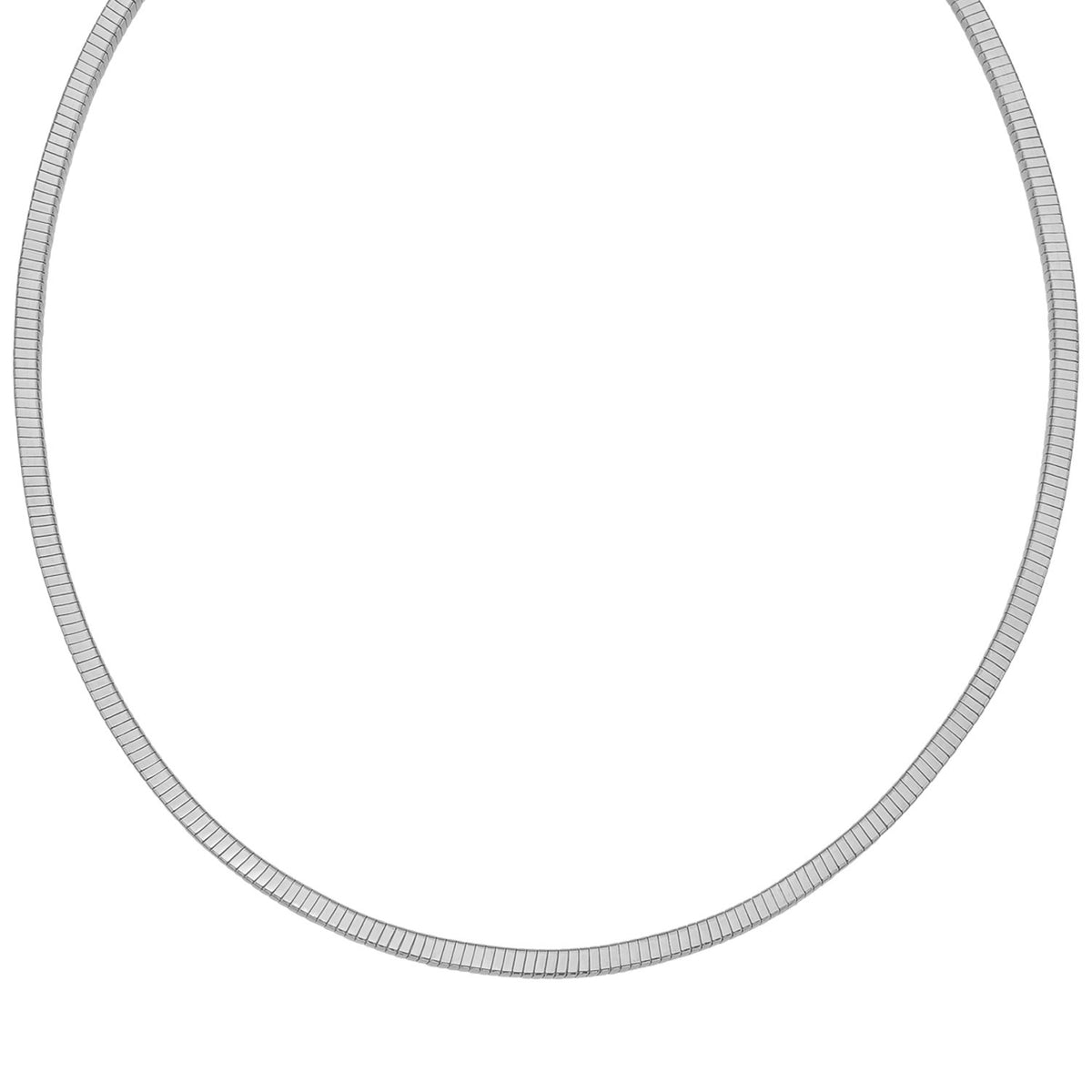 Sterling Silver Cubogas Chain Necklace