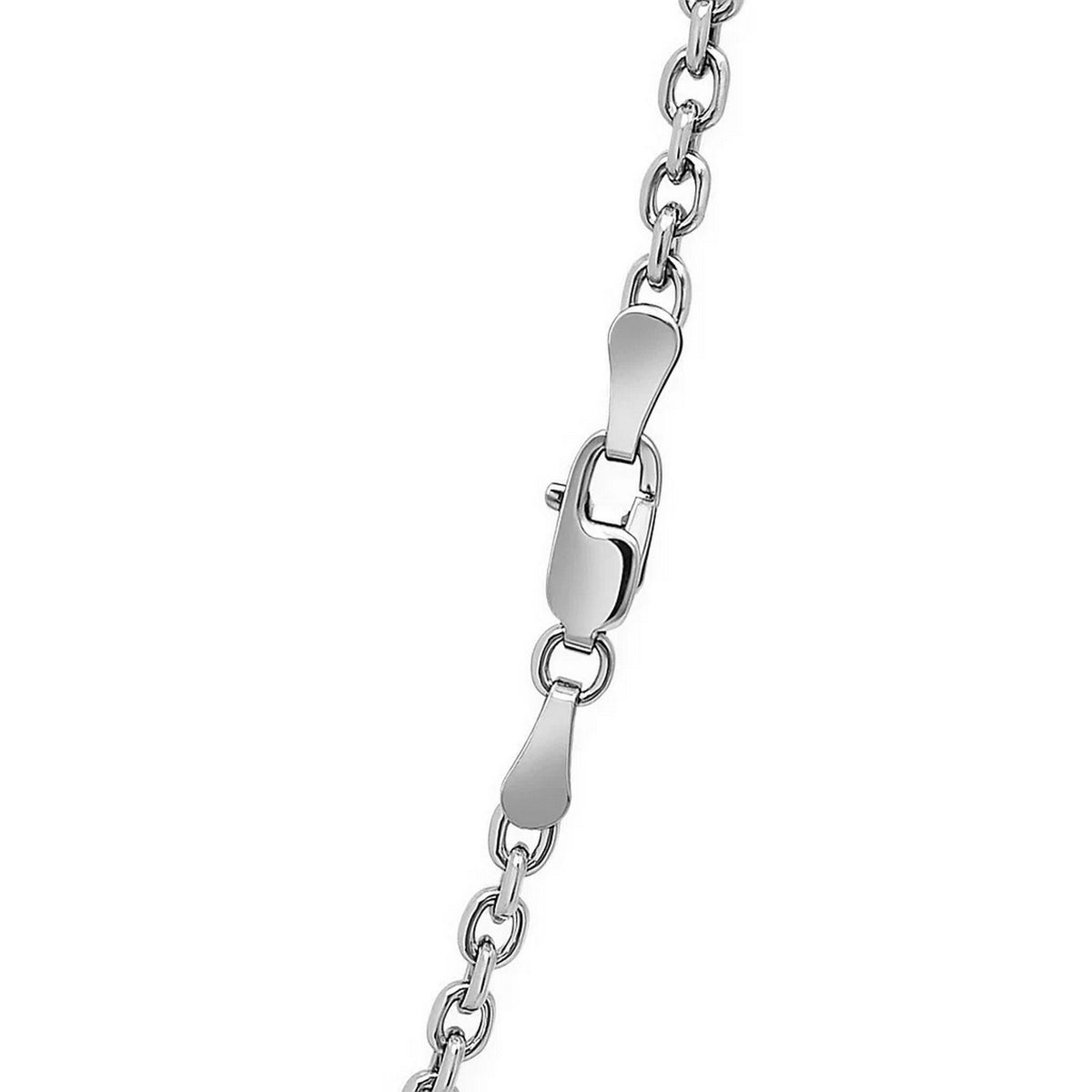 Sterling Silver Rhodium Plated French Cable Chain (2.80 mm)
