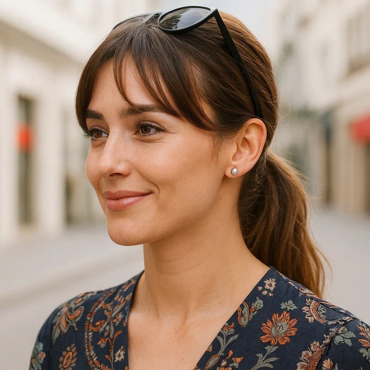 Sterling Silver Ball Stud Earrings (6.00 mm)