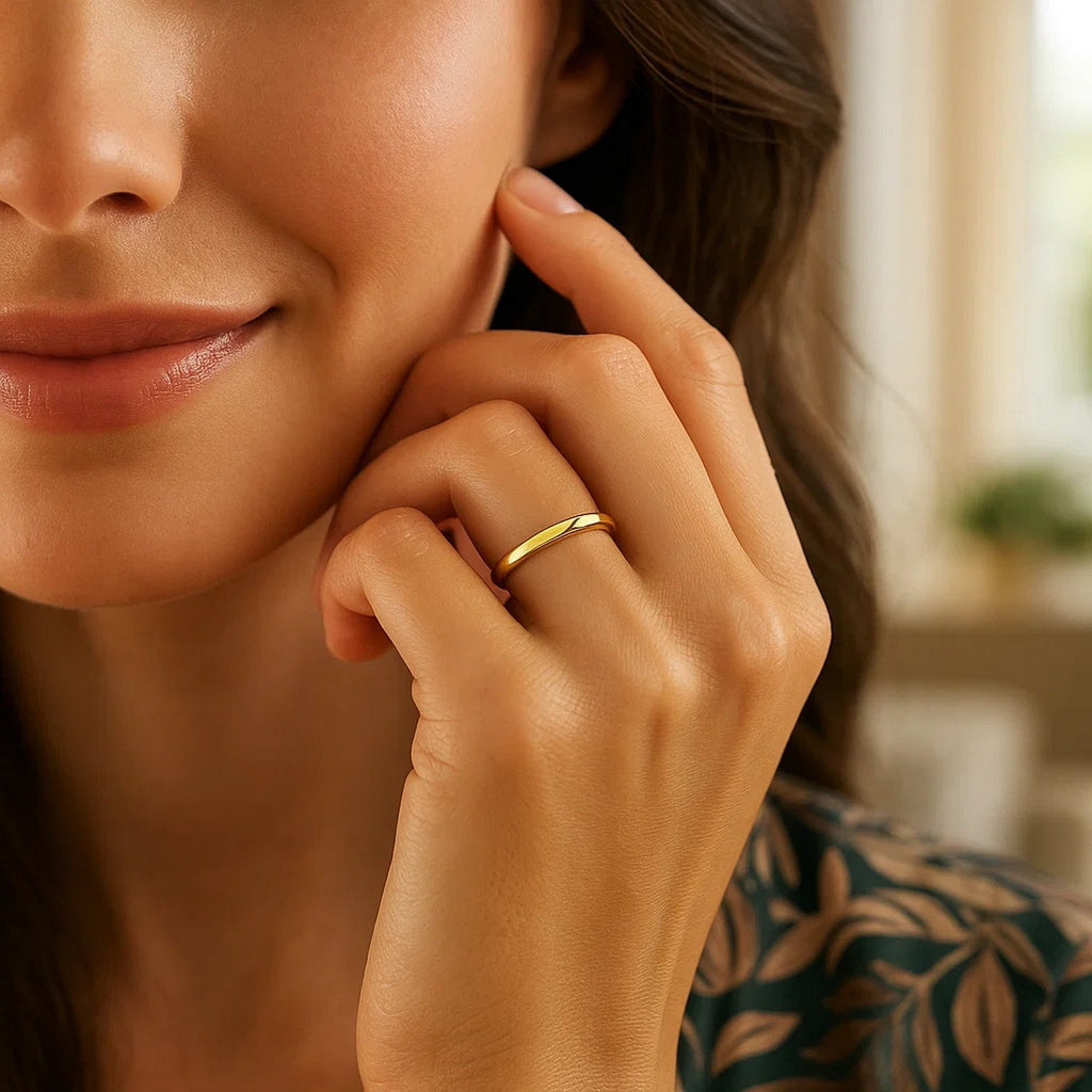 14k Yellow Gold Comfort Fit Wedding Band(3.00 mm)